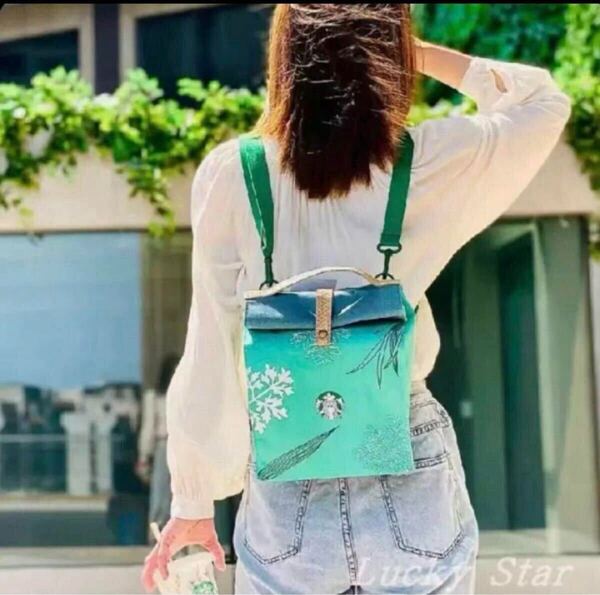スターバックス スタバ バック 海外限定 3WAY リュック x 肩掛け x ハンドバッグ ショルダーバッグ ハンドバッグ Starbucks 新品 未使用