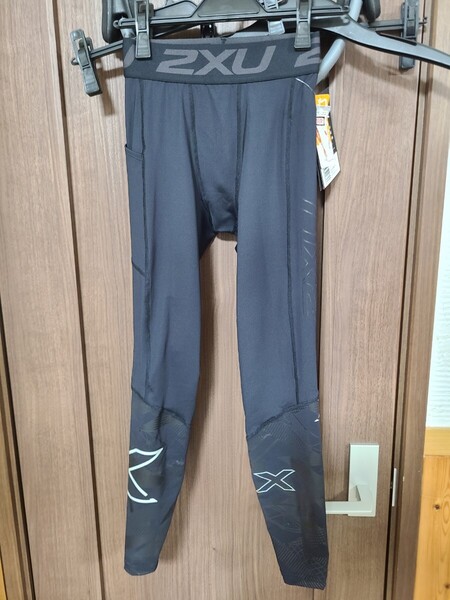 ツー・タイムズ・ユー 2XU メンズ コンプレッション タイツ Sサイズ MA5371B-BLK/XGO 新品 未使用 送料無料