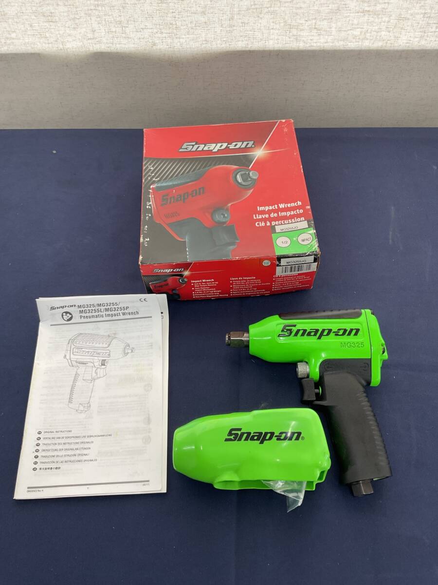 [ б/у A разряд, прекрасный товар ]MG3255JG Snap-on 1/2 воздушный ударный гайковерт зеленый [. хвост магазин ]