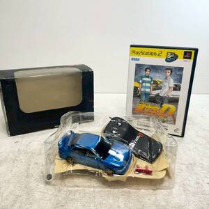 F18▲PS2 頭文字D イニシャルD スペシャルステージ プレステ2 ソフト ラジコン 未使用? スペックチェンジ4 インプレッサ ブルー 現状品