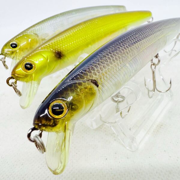 送料無料・美品『ラッキークラフト フラッシュミノー 110SP 3個セット』LUCKY CRAFT Flash Minnow 110 SP サスペンド ミノー
