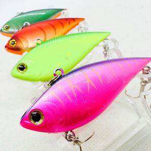 送料無料・美品『ダイワ TDバイブレーション 106S 4個セット』DAIWA T.D.VIBRATION TDバイブ シンキング 63mm バイブレーション ウーファー
