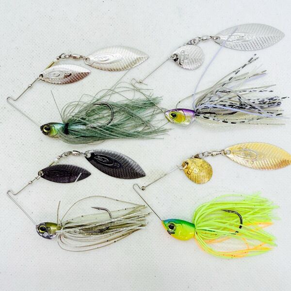 送料無料『O.S.P ハイピッチャー 実測12g/16g/17g 4個セット』OSP HIGH PITCHER オーエスピー スピナーベイト ルアーセット ⑥212