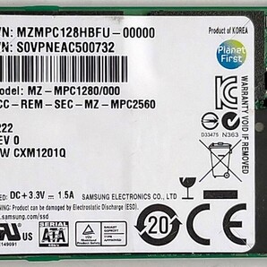 【正常】保証付き SAMSUNG(サムスン)製 mSATA SSD128GB No.5c5