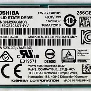 【正常】保証付き TOSHIBA(東芝)製 mSATA SSD256GB No.5c7