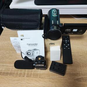 【極美品】デジタルビデオカメラ4K UltraHDWi-Fi CAMCORDER