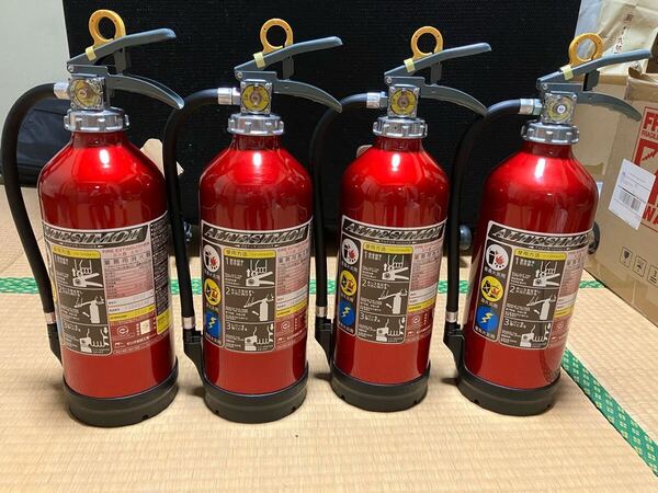 モリタ宮田工業 消火器 アルテシモバージョンⅡ 4本セット 使用期限2032年 美品 送料無料