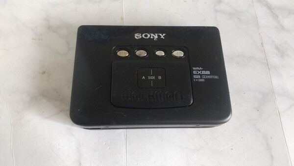K4077 SONY WALKMAN WM-EX88 カセットプレーヤー /SONY/通電不可 現状品 送料無料 JUNK