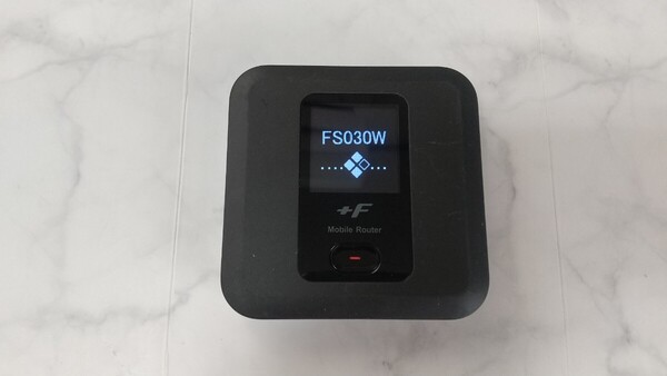 K4150 モバイルルーター +F FS030W 通受信正常 裏蓋なし 現状品 送料無料