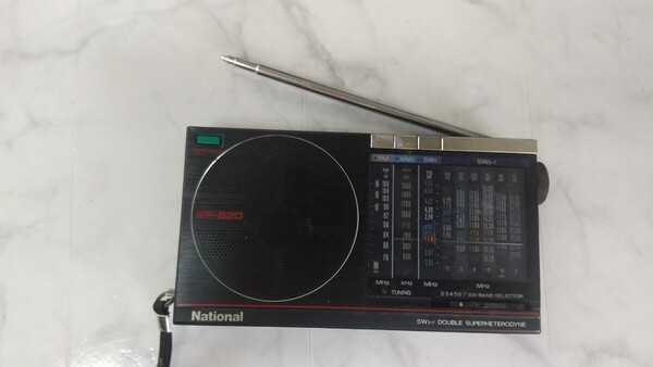 K4191 National RF-B20 FM/AM ラジオ ハンディポータブルラジオ 昭和レトロ 通電不可 現状品 送料無料 JUNK