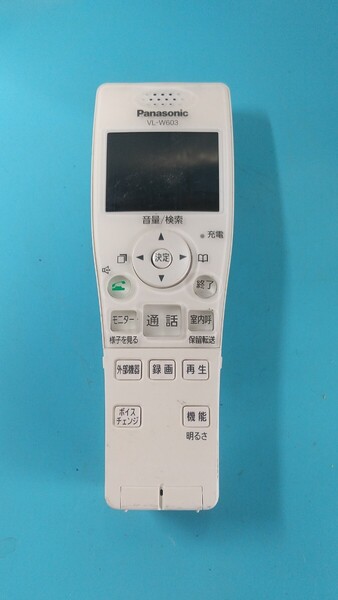 K3928 Panasonic VL-W603 ワイヤレスモニター 子機 ドアホン/パナソニック 動作未確認 現状品 JUNK 送料無料