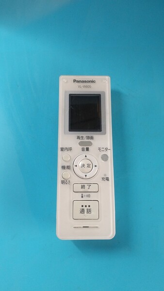 K3951 Panasonic VL-W605 ワイヤレスモニター 子機 ドアホン/パナソニック 動作未確認 現状品 JUNK 送料無料