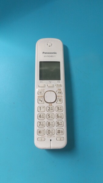 K3956 Panasonic KX-FKD402-T 電話子機 固定電話/増設用子機/ パナソニック/動作未確認 現状品 JUNK 送料無料