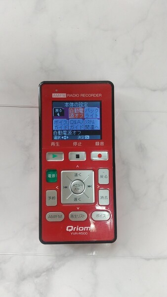 K3979 Qriom YVR-R500 IC RECORDER ボイスレコーダー ICレコーダー ボイレコ オリンパス 動作OK 現状品 送料無料