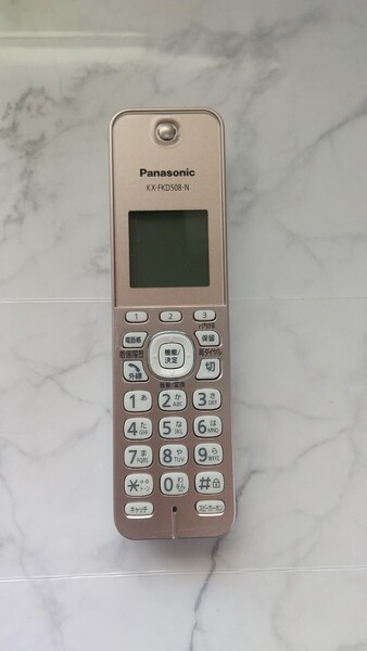 K4101 Panasonic KX-FKD508-N 電話子機 固定電話/増設用子機/ パナソニック 動作未確認 現状品 JUNK 送料無料