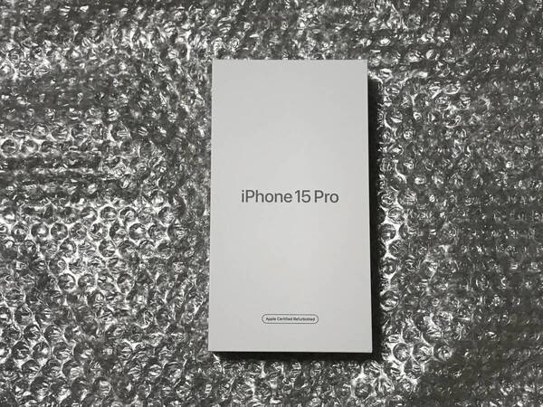 新品、未開封 Apple iPhone 15 Pro 256GB ナチュラルチタニウム MTUF3J/A 国内版SIMロックフリー