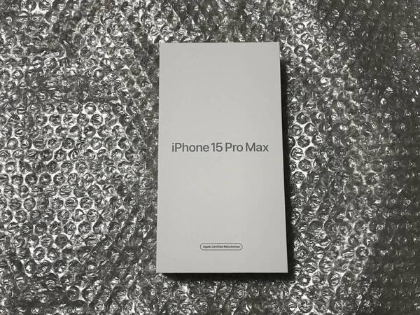 新品、未開封 Apple iPhone 15 Pro Max 256GB ナチュラルチタニウム MU6R3J/A 国内版SIMロックフリー
