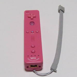 RS09【即日発送 送料無料】Wii リモコン モーションプラス ストラップ 純正(動作確認済) ピンク RVL-036 コントローラ