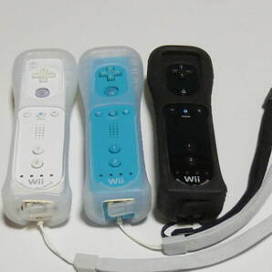 RSJ094【送料無料 即日発送 動作確認済】Wii リモコン モーションプラス 3個セット 任天堂 純正 RVL-036 ホワイト ブラック ブルーピンク