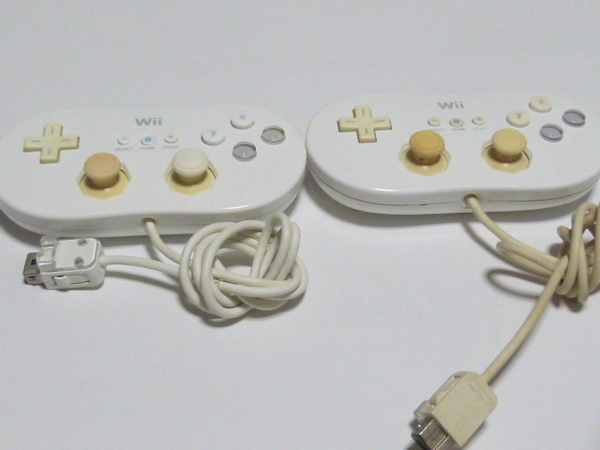 C21【動作確認済 送料無料 即日発送 】任天堂 Wii クラシックコントローラー2個セット クラシックコントローラ リモコン コントローラー