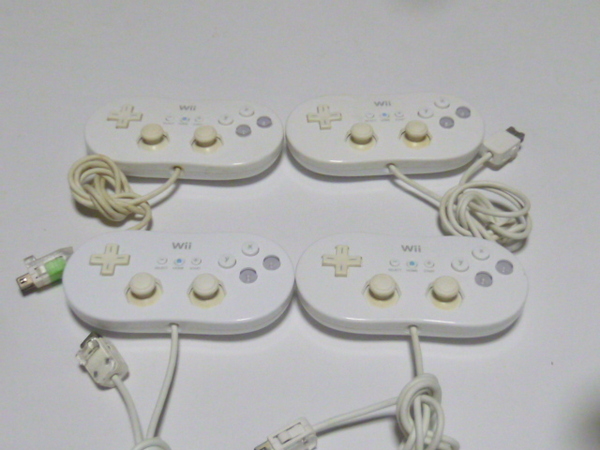 C25【動作確認済 送料無料 即日発送 】任天堂 Wii クラシックコントローラー3個セット クラシックコントローラ リモコン コントローラー