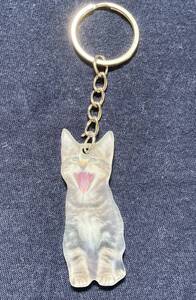 送料無料♪カワイイ(15)♪三毛ネコ猫ねこニャンちゃんの両面プリント2Dキーホルダー♪