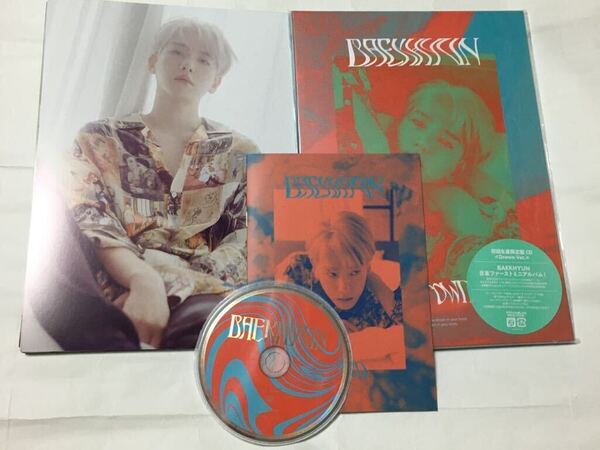 送料込み ベッキョン CD 日本ファーストミニアルバム ☆BAEKHYUN☆ Drown ver. 6曲 ベクヒョン EXO 1st mini album K-POP