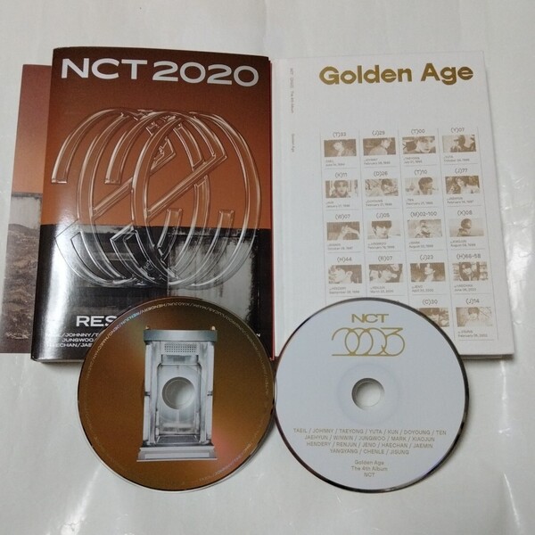送料込み NCT CD 2個セットNCT2020 2集 ☆RESONANCE Pt.1☆ & NCT2023 4集 ☆Golden Age☆ 韓国盤 2nd 4th K-POP
