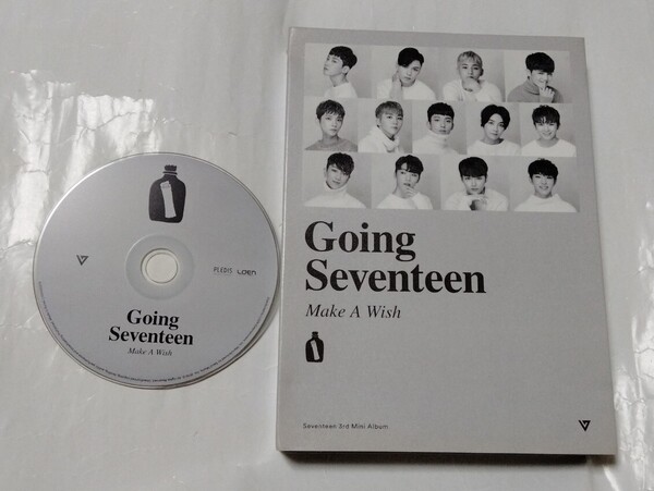 送料込み SEVENTEEN セブチ CD 3rd Mini Album ☆Going Seventeen☆ Make A Wish 8曲 韓国盤 K-POP