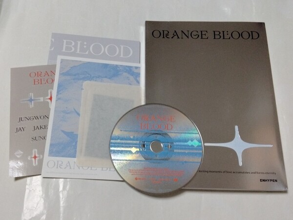 送料込み ENHYPEN エナプ CD 5th Mini Album ☆ORANGE BLOOD☆ 7曲 韓国盤 K-POP