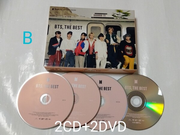 送料込み BTS 2CD+2DVD ベストアルバム ☆BTS, THE BEST☆ 23曲 初回限定盤B 防弾少年団 バンタン K-POP