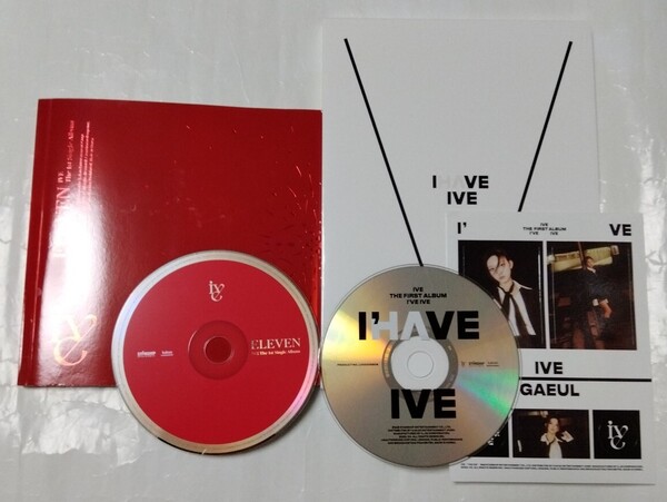 送料込み IVE アイブ CD 2個セット 1stシングル ☆ELEVEN☆ & 1stアルバム ☆I'VE IVE☆ 韓国盤 ガウル GAEUL K-POP