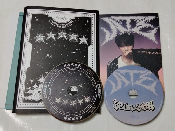 送料込み STRAY KIDS SKZ CD アルバム 2個セット ☆5-STAR☆ 12曲 & ☆ATE☆ 8曲 スンミン 韓国盤 スキズ K-POP