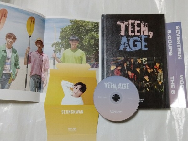 送料込み SEVENTEEN セブチ CD 2集 2ND ALBUM ☆teen, AGE☆ 13曲 韓国盤 Vol.2 フルアルバム K-POP