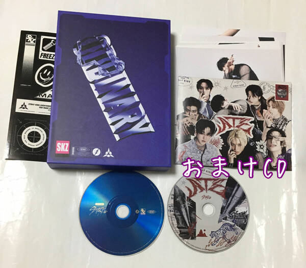 送料込み STRAY KIDS ストレイキッズ SKZ CD ポスター ☆ODDINARY☆ 7曲 おまけCD ATE ポストカードセット スキズ 韓国盤 K-POP
