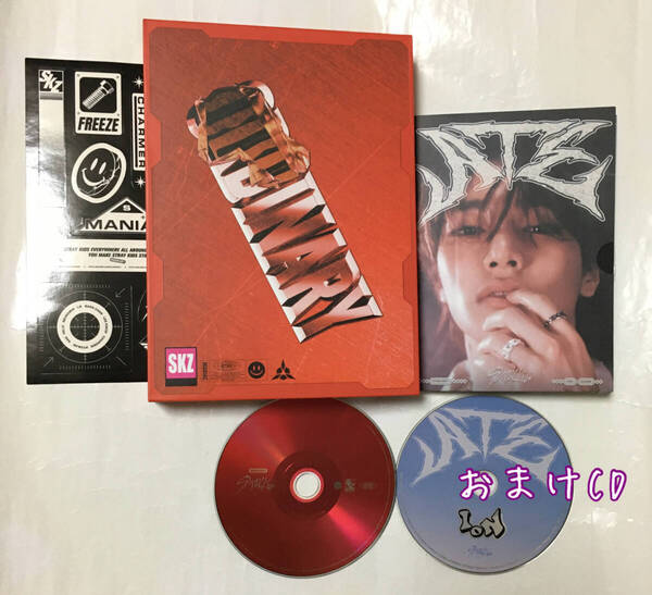 送料込み STRAY KIDS ストレイキッズ SKZ CD ポスター ☆ODDINARY☆ 7曲 おまけCD ATE アイエン スキズ 韓国盤 K-POP