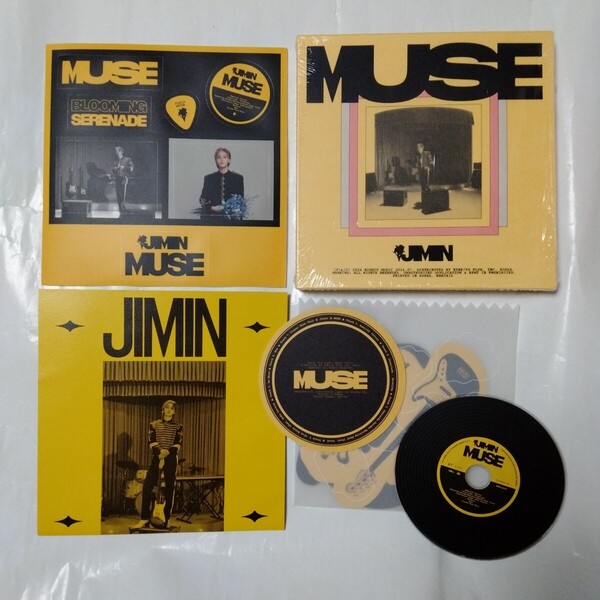 送料込み ジミン JIMIN CD ステッカー 2ndソロアルバム ☆MUSE☆ 7曲 韓国盤 BTS セカンド ALBUM K-POP