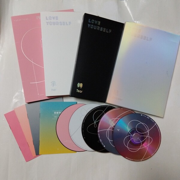 送料込み BTS CD 4個セット ペルソナ & LOVE YOURSELF 承 Her & 轉 Tear & 結 Answer 韓国盤 防弾少年団 K-POP ②