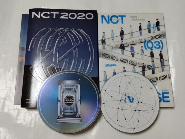 送料込み NCT CD 2個セット 2集 NCT2020 ☆RESONANCE Pt.1☆ 12曲 & 3集 ☆UNIVERSE☆ 13曲 韓国盤 127 DREAM K-POP