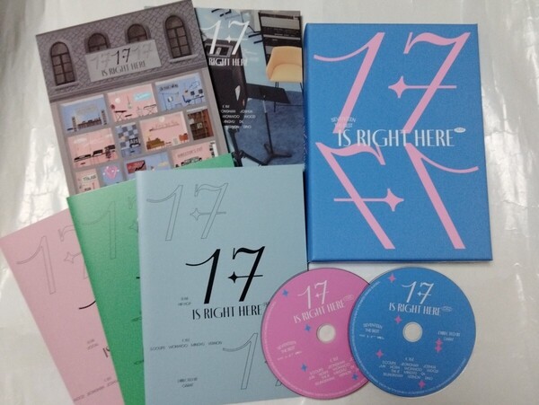 送料込み SEVENTEEN セブチ CD フォトブック ベストアルバム ☆17 IS RIGHT HERE☆ 32曲 韓国盤 BOX K-POP