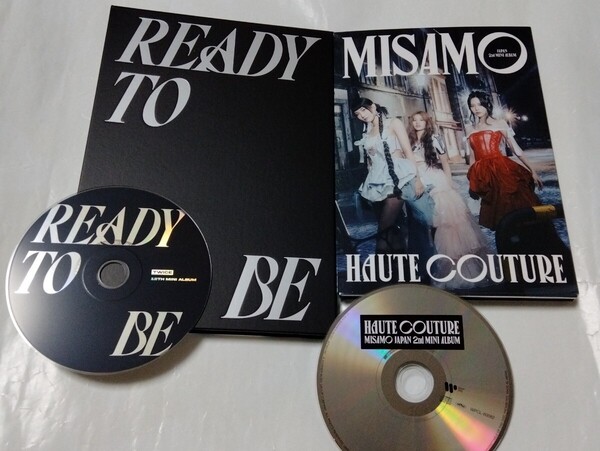 送料込み TWICE CD 2個セット 12thミニ ☆READY TO BE☆ 韓国盤 & MISAMO ☆HAUTE COUTURE☆ 10曲 ONCE JAPAN限定盤 K-POP