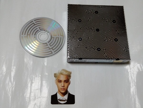 送料込み EXO-K CD トレカ カイ 2ndミニアルバム 2nd Mini Album ☆Overdose☆ 韓国語 韓国盤 KAI K-POP