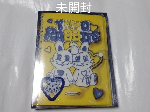送料込み 未開封 MAMAMOO+ ママムプラス ソラ & ムンビョル CD 1ST MINI ALBUM ☆TWO RABBITS☆ 5曲 Solar Moombyul K-POP