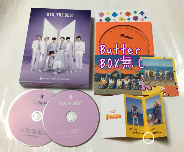 送料込み BTS CDセット ベストアルバム ☆BTS, THE BEST☆ 23曲 初回限定盤 C & ☆Butter☆ BOX無し j-hope バンタン K-POP