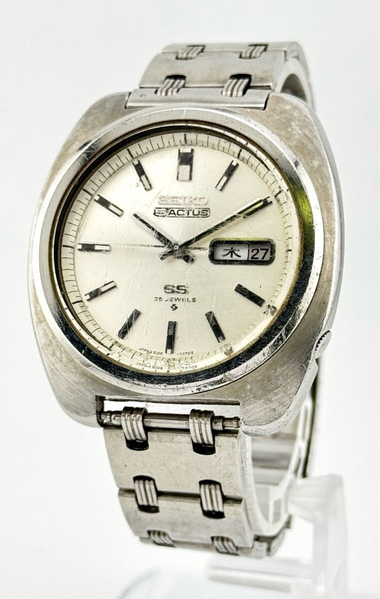 SEIKO5ACTUS SS 6106-7440 純正ベルト　自動巻稼働品 SEIKO5ACTUS SS 6106-7440 純正ベルト 自動巻稼働品 - メルカリ