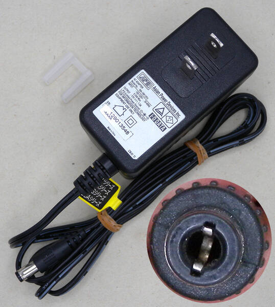 送料無料 I・O DATA アイオーデータ APD 純正 ACアダプター WA-18K12FU 12V 12.0V 1.5A ピン無し 5.5mm 2.5mm AVHD HDCR HDCS HDCAシリーズ