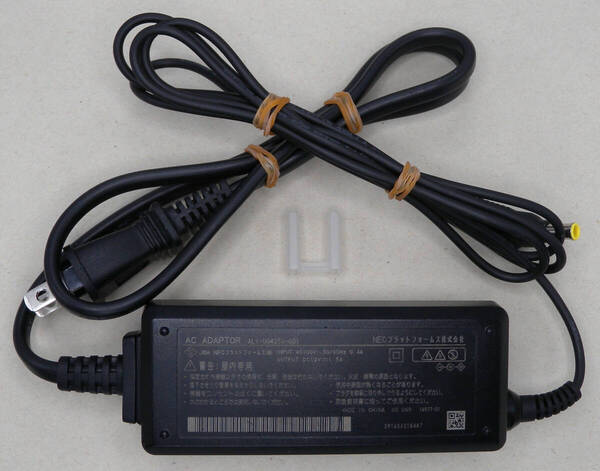 送料無料 NEC プラットフォームズ 純正 ACアダプター AL1-004258-001 センタープラス 12V 12.0V 1.5A ピン有り EIAJ4 5.5mm 3.3mm 即決!