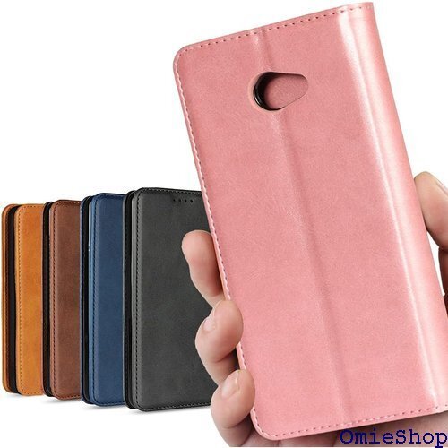 BASIO4 KYV47 ケース かんたんスマホ2+ ーカード入れ スタンド機能 落ち着いた色 レトロ ピンク 333