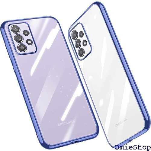 Galaxy A52 5G ケース SC-53B クリ 加工 傷つけ防止 人気 全面保護 スマホケース うすい紫 377