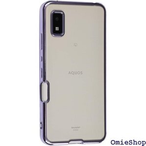AQUOS wish2 ケース TPU color A obile Y!mobile パープル A719AWPU 856